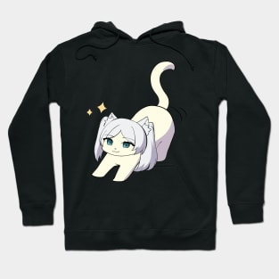 Kawaii Cat Frieren Hoodie